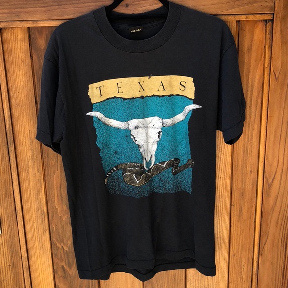 Vintage Tops - Vintage 80s unisex Texas shirt